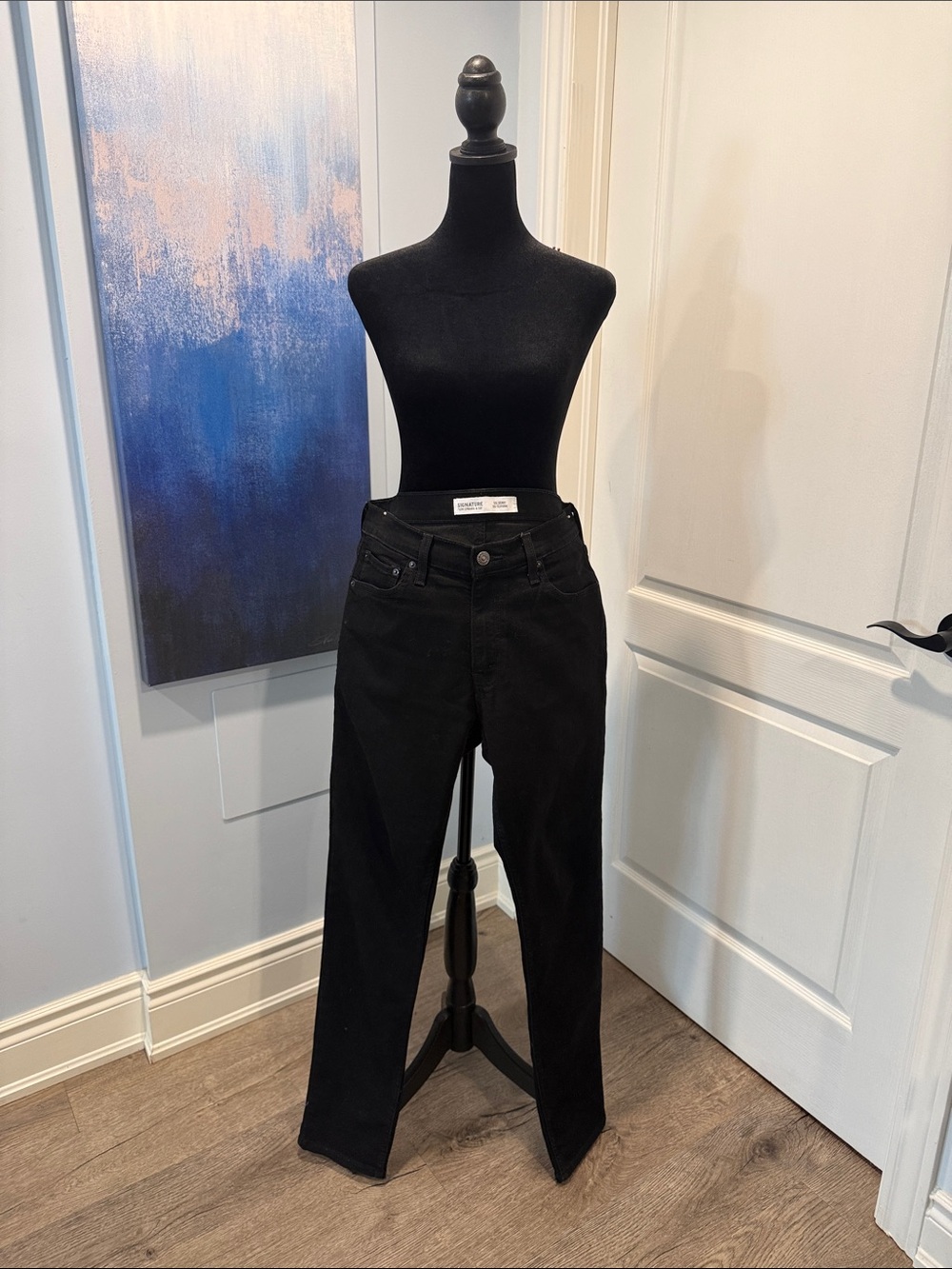 Levi's Black Straight-Leg Women's Jeans